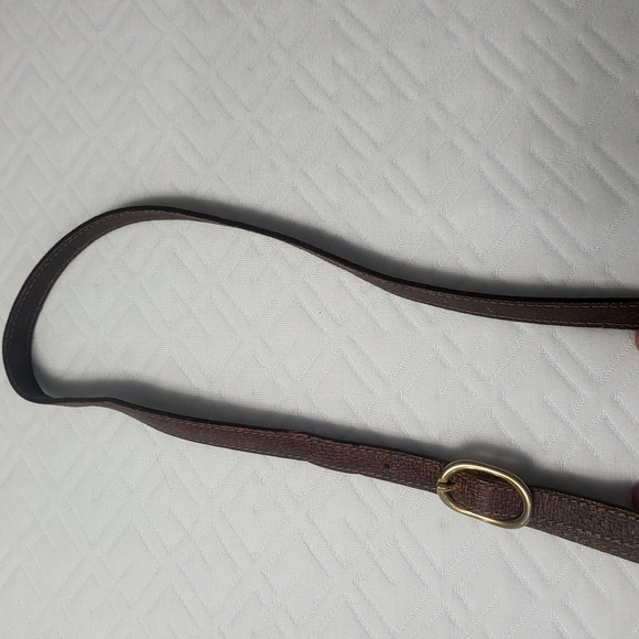 Vintage Good Condition GUCCI Shoulder Bag PVC GG Pattern Brown - Picture 9 of 12